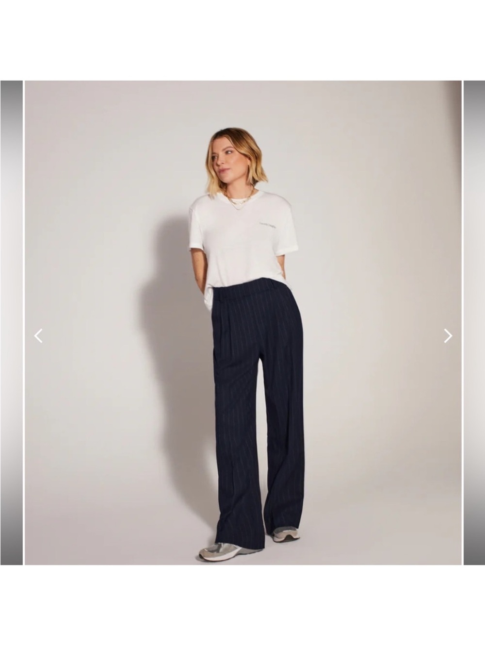 Favorite daughter favorite pant navy pinstripe